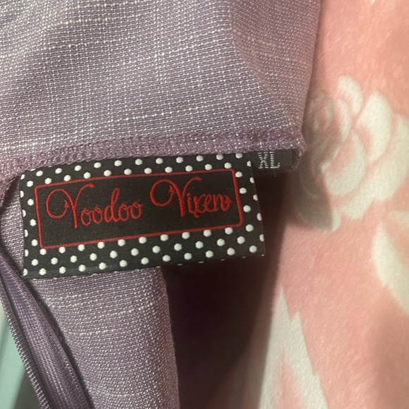 Voodoo vixen, purple Vintage Dress size XL - Picture 5 of 5